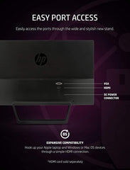 HP Pavilion 22cwa, 21.5-Inch, Full HD, 1080p, IPS LED Monitor, Tilt, VGA and HDMI, Open Box Demo